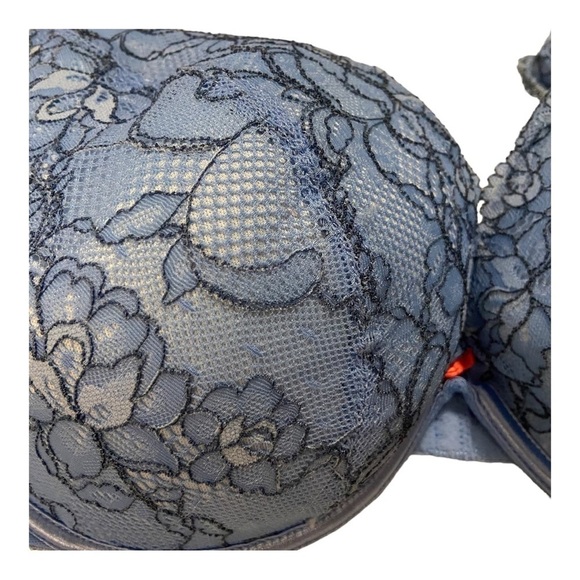 Cacique Blue Lace Bra - Picture 2 of 8